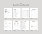 Printable maid of honor planner for Canva