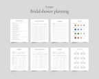 Printable maid of honor planner for Canva