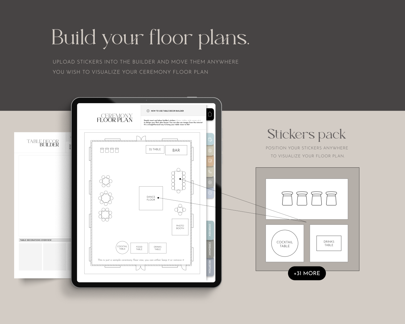 Goodnotes digital wedding planner PDF for Ipad