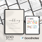 Goodnotes digital wedding planner PDF for Ipad