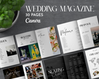 Printable wedding magazine decor
