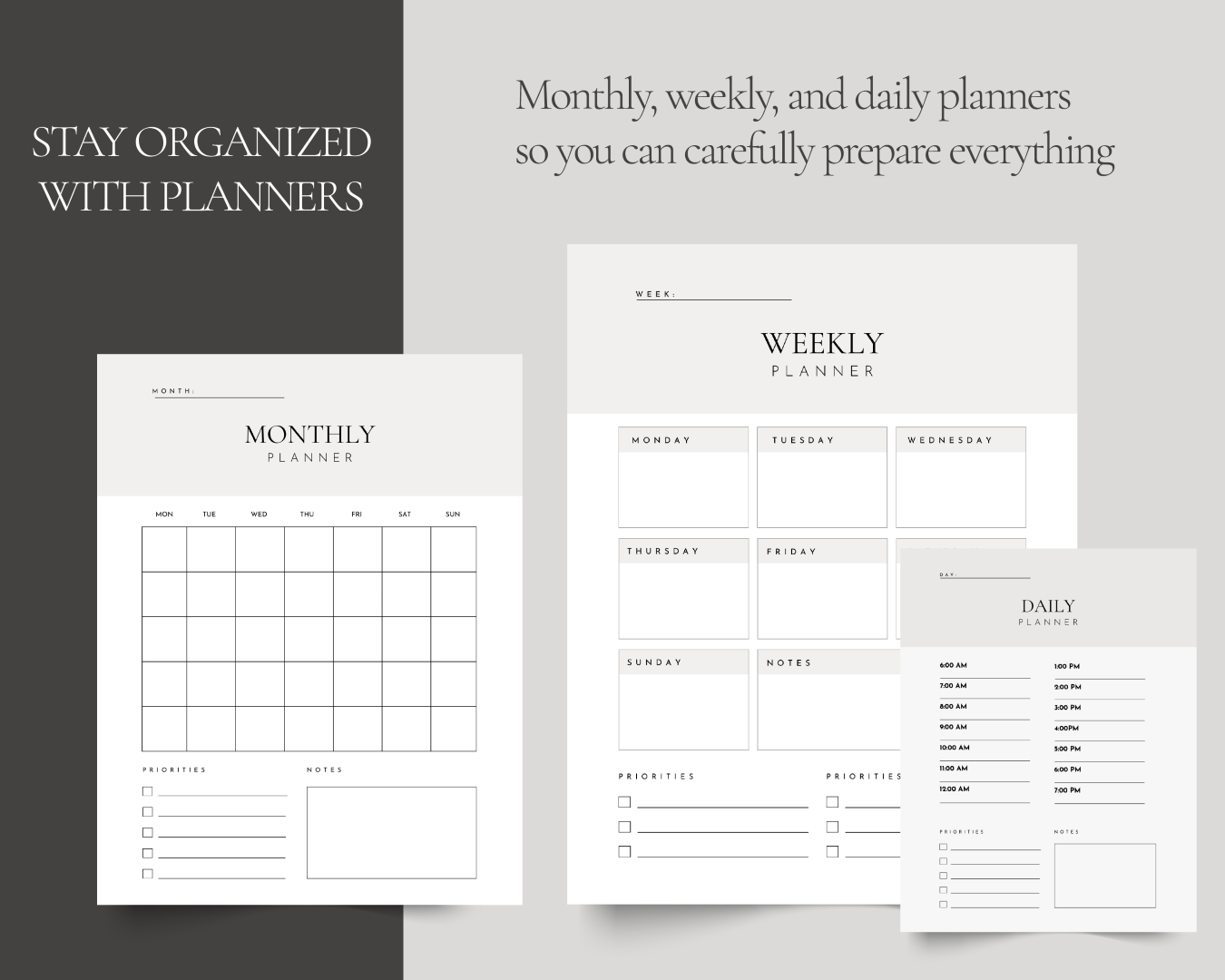 Printable maid of honor planner for Canva