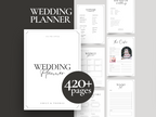 Printable wedding planner bundle for Canva