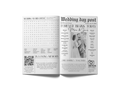 Printable wedding newspaper decor